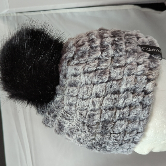 Calvin Klein Accessories - BNWT Calvin Klein Beanie Gray / Black one size